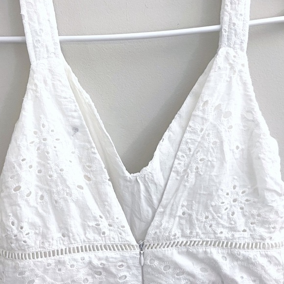 Altar'd State White crochet cut out sundress cottagecore boho fairy summer - Picture 7 of 7